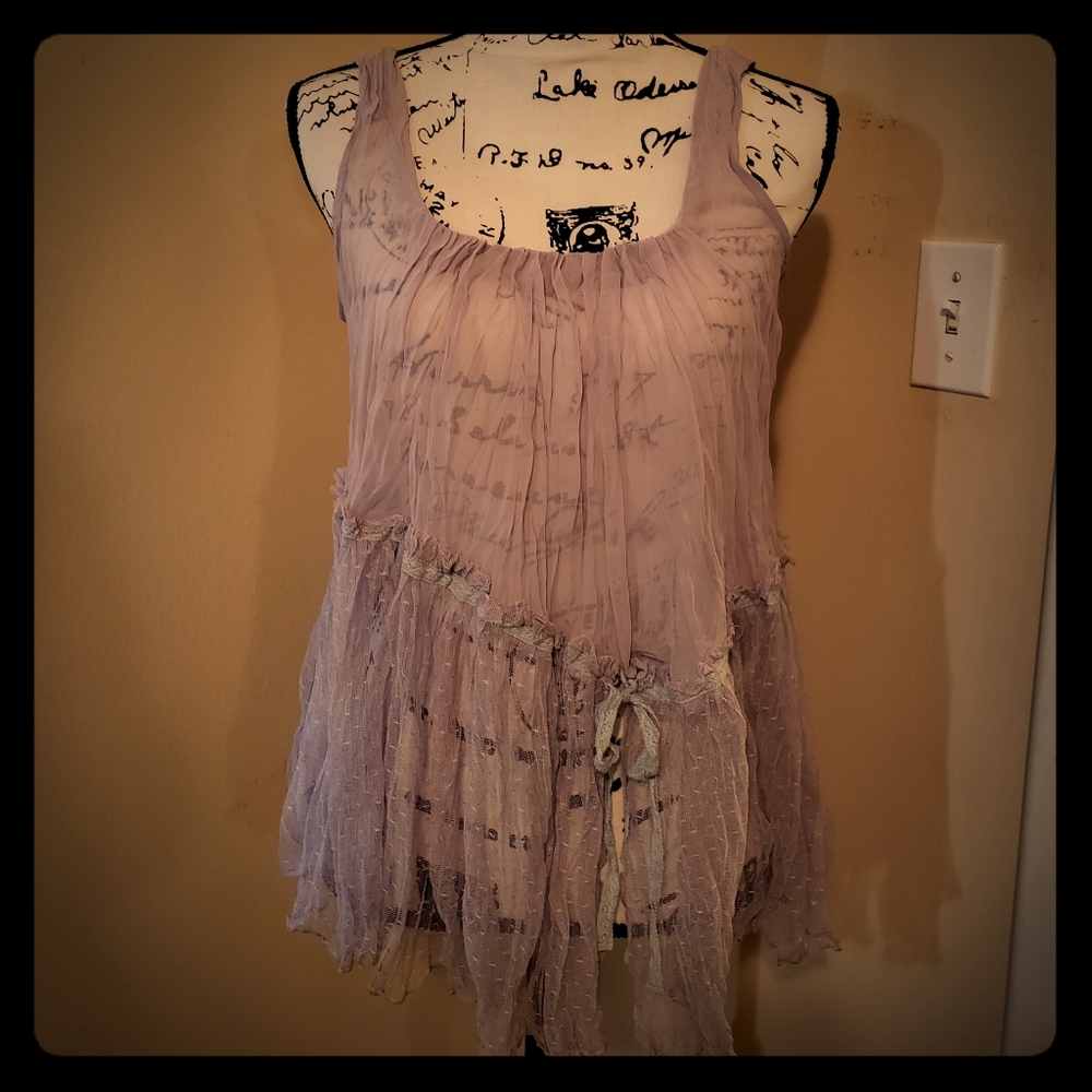 HAZEL 20s Style Lace Blouse Top